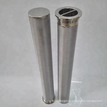 Sintered metal wire mesh candle filter